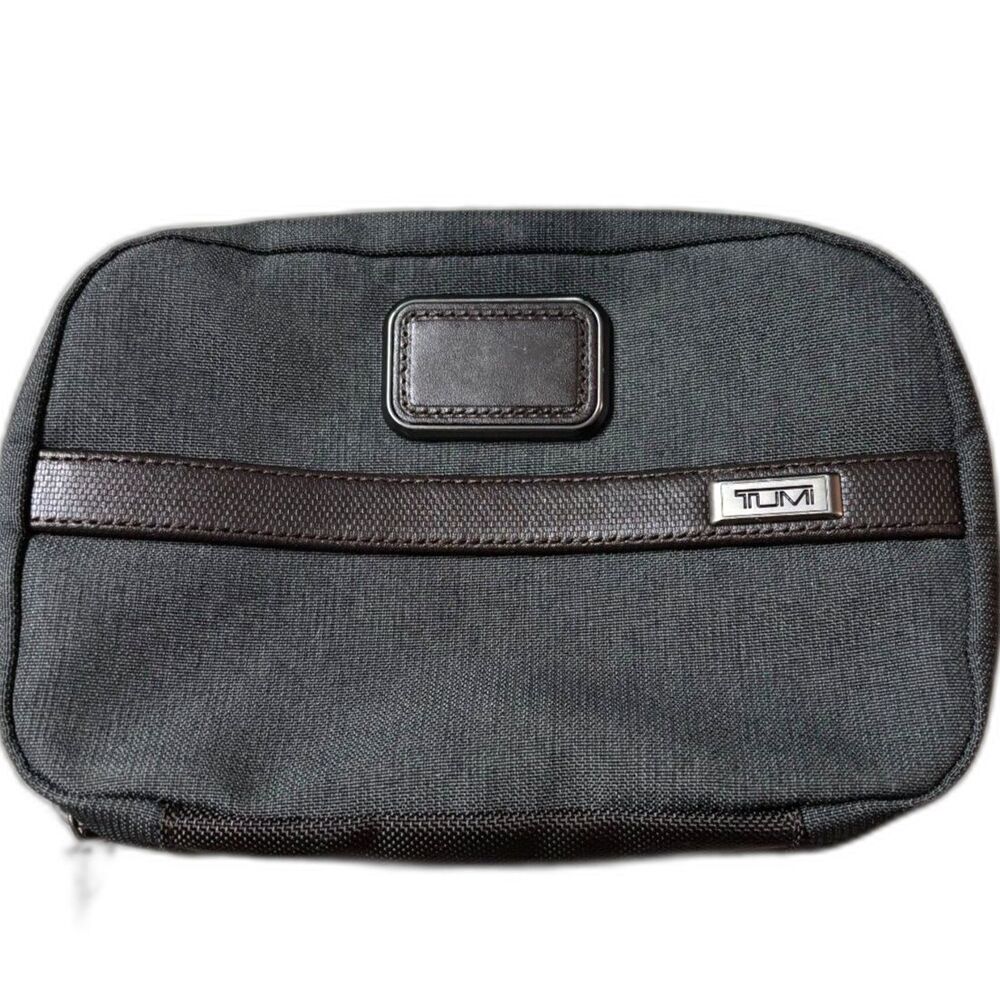 Tumi Alpha 3 Split Travel Kit, Black Ballistic Nylon
